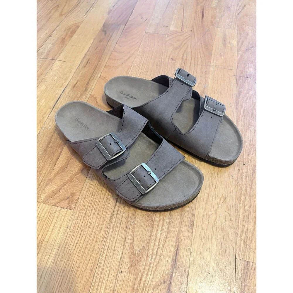 Goodfellow & Co Mens Ricky Slides In Brown Size 8